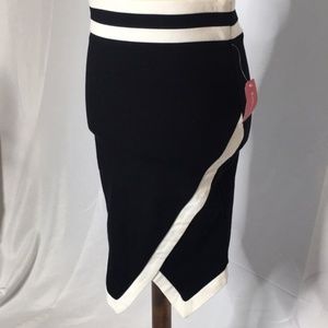 NWT Love Culture Black & White Pencil Skirt